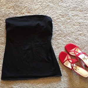 Classic black tube top.